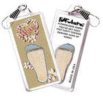 Load image into Gallery viewer, Hawaii FootWhere® Souvenir Zipper-Pulls. 6 Piece Set. Made in USA - FootWhere® Souvenir Shop
