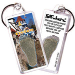Load image into Gallery viewer, Helen, GA FootWhere® Souvenir Keychains. 6 Piece Set. Made in USA - FootWhere® Souvenir Shop
