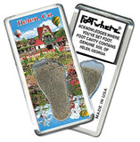 Helen, GA FootWhere® Souvenir Fridge Magnets. 6 Piece Set. Made in USA - FootWhere® Souvenir Shop