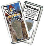 Helen, GA FootWhere® Souvenir Magnet. Made in USA-FootWhere® Souvenirs