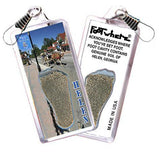 Helen, GA FootWhere® Souvenir Zipper-Pull. Made in USA-FootWhere® Souvenirs