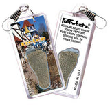 Helen, GA FootWhere® Souvenir Zipper-Pull. Made in USA-FootWhere® Souvenirs