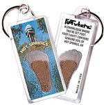 Load image into Gallery viewer, Hot Springs FootWhere® Souvenir Keychains. 6 Piece Set. Made in USA - FootWhere® Souvenir Shop
