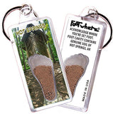 Hot Springs FootWhere® Souvenir Keychains. 6 Piece Set. Made in USA - FootWhere® Souvenir Shop
