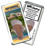 Load image into Gallery viewer, Hot Springs FootWhere® Souvenir Fridge Magnets. 6 Piece Set. Made in USA - FootWhere® Souvenir Shop
