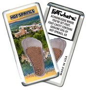 Hot Springs FootWhere® Souvenir Fridge Magnet. Made in USA - FootWhere® Souvenir Shop