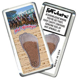 Hot Springs FootWhere® Souvenir Fridge Magnets. 6 Piece Set. Made in USA - FootWhere® Souvenir Shop