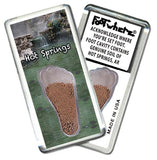 Hot Springs FootWhere® Souvenir Fridge Magnets. 6 Piece Set. Made in USA - FootWhere® Souvenir Shop
