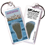 Load image into Gallery viewer, Istanbul FootWhere® Souvenir Keychains. 6 Piece Set. Made in USA - FootWhere® Souvenir Shop
