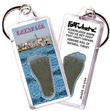Istanbul FootWhere® Souvenir Keychains. 6 Piece Set. Made in USA - FootWhere® Souvenir Shop