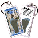 Istanbul FootWhere® Souvenir Keychains. 6 Piece Set. Made in USA - FootWhere® Souvenir Shop