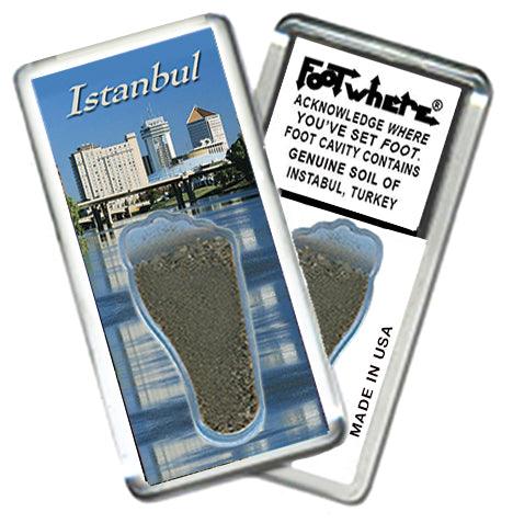 Istanbul FootWhere® Souvenir Fridge Magnets. 6 Piece Set. Made in USA - FootWhere® Souvenir Shop
