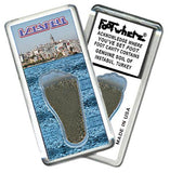 Istanbul FootWhere® Souvenir Fridge Magnets. 6 Piece Set. Made in USA - FootWhere® Souvenir Shop