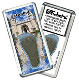 Istanbul FootWhere® Souvenir Fridge Magnets. 6 Piece Set. Made in USA - FootWhere® Souvenir Shop
