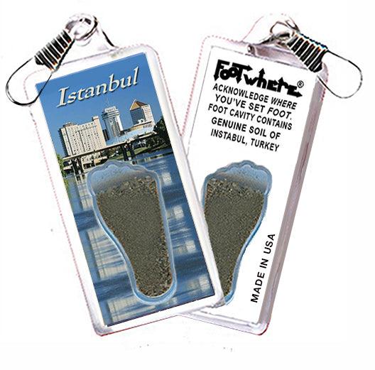 Istanbul FootWhere® Souvenir Zipper-Pulls. 6 Piece Set. Made in USA - FootWhere® Souvenir Shop