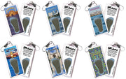 Istanbul FootWhere® Souvenir Zipper-Pulls. 6 Piece Set. Made in USA - FootWhere® Souvenir Shop