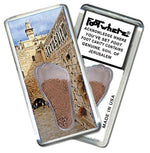 Load image into Gallery viewer, Jerusalem FootWhere® Souvenir Fridge Magnet. Made in USA-FootWhere® Souvenirs

