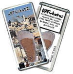 Load image into Gallery viewer, Jerusalem FootWhere® Souvenir Fridge Magnet. Made in USA-FootWhere® Souvenirs
