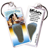 Kansas City FootWhere® Souvenir Keychain. Made in USA-FootWhere® Souvenirs