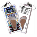 Vancouver FootWhere® Souvenir Zipper-Pull. 72 pieces/6 assorted styles.-FootWhere® Souvenirs