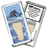 Key West FootWhere® Souvenir Magnet. Made in USA-FootWhere® Souvenirs