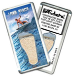 Load image into Gallery viewer, Long Beach FootWhere® Souvenir Fridge Magnet. Made in USA-FootWhere® Souvenirs
