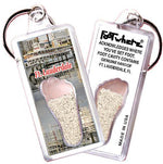 Load image into Gallery viewer, Fort Lauderdale FootWhere® Souvenir Keychains 6 Piece Set. Made in USA-FootWhere® Souvenirs
