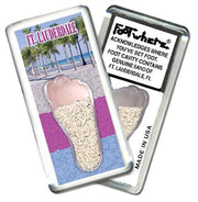 Fort Lauderdale FootWhere® Souvenir Fridge Magnets 6 Piece Set. Made in USA-FootWhere® Souvenirs