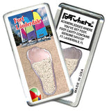 Fort Lauderdale FootWhere® Souvenir Fridge Magnets 6 Piece Set. Made in USA-FootWhere® Souvenirs