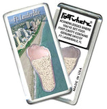 Fort Lauderdale FootWhere® Souvenir Fridge Magnets 6 Piece Set. Made in USA-FootWhere® Souvenirs