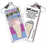 Fort Lauderdale FootWhere® Souvenir Zipper-Pull. Made in USA-FootWhere® Souvenirs