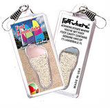 Fort Lauderdale FootWhere® Souvenir Zipper-Pull. Made in USA-FootWhere® Souvenirs