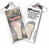 Fort Lauderdale FootWhere® Souvenir Zipper-Pull. Made in USA-FootWhere® Souvenirs