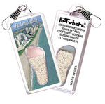 Load image into Gallery viewer, Fort Lauderdale FootWhere® Souvenir Zipper-Pulls 6 Piece Set. Made in USA-FootWhere® Souvenirs
