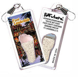 Fort Lauderdale FootWhere® Souvenir Zipper-Pull. Made in USA-FootWhere® Souvenirs