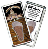 Little Rock FootWhere® Souvenir Fridge Magnets. 6 Piece Set. Made in USA-FootWhere® Souvenirs