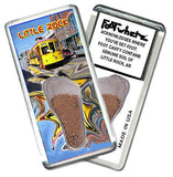 Little Rock FootWhere® Souvenir Fridge Magnets. 6 Piece Set. Made in USA-FootWhere® Souvenirs