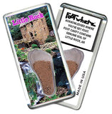 Little Rock FootWhere® Souvenir Fridge Magnets. 6 Piece Set. Made in USA-FootWhere® Souvenirs