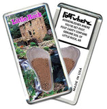 Little Rock FootWhere® Souvenir Magnet. Made in USA-FootWhere® Souvenirs