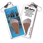 Load image into Gallery viewer, Little Rock FootWhere® Souvenir Fridge Zipper-Pulls. 6 Piece Set. Made in USA-FootWhere® Souvenirs
