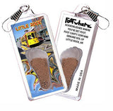 Little Rock FootWhere® Souvenir Zipper-Pull. Made in USA-FootWhere® Souvenirs