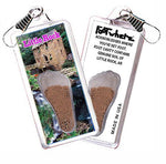 Load image into Gallery viewer, Little Rock FootWhere® Souvenir Fridge Zipper-Pulls. 6 Piece Set. Made in USA-FootWhere® Souvenirs
