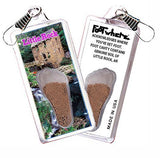 Little Rock FootWhere® Souvenir Zipper-Pull. Made in USA-FootWhere® Souvenirs