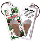 Las Vegas FootWhere® Souvenir Keychain. Made in USA-FootWhere® Souvenirs