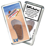 Load image into Gallery viewer, Las Vegas FootWhere® Souvenir Fridge Magnet. Made in USA-FootWhere® Souvenirs
