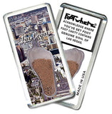 Las Vegas FootWhere® Souvenir Fridge Magnet. Made in USA-FootWhere® Souvenirs