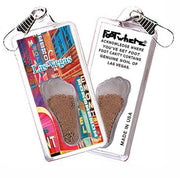 Las Vegas FootWhere® Souvenir Zipper-Pull. Made in USA-FootWhere® Souvenirs
