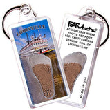 Louisville FootWhere® Souvenir Keychain. Made in USA-FootWhere® Souvenirs