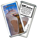 Louisville FootWhere® Souvenir Fridge Magnet. Made in USA-FootWhere® Souvenirs