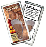 Louisville FootWhere® Souvenir Fridge Magnet. Made in USA-FootWhere® Souvenirs